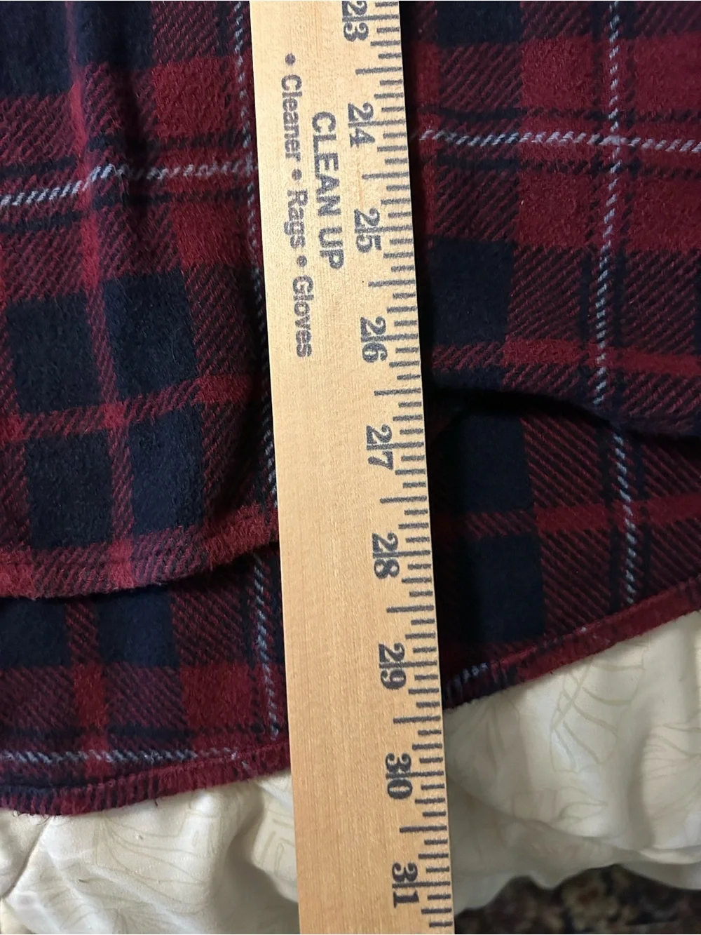 Orvis Brushed Cotton Flannel Shirt Shacket Red Navy Plaid Buffalo Size M Pockets
